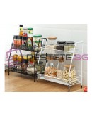 Етажерка органайзер двуетажна за кухня и баня